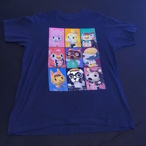 Animal crossing characters tshirt